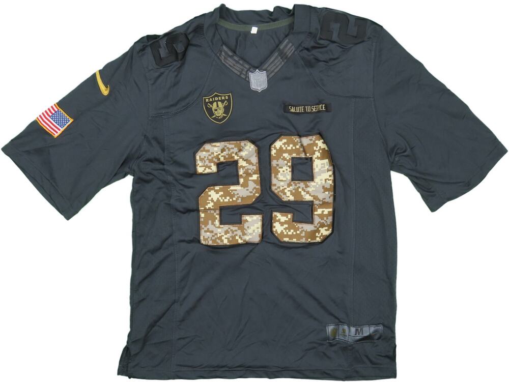 Nike Salute To Service Raiders Football Jersey 29 Amerson